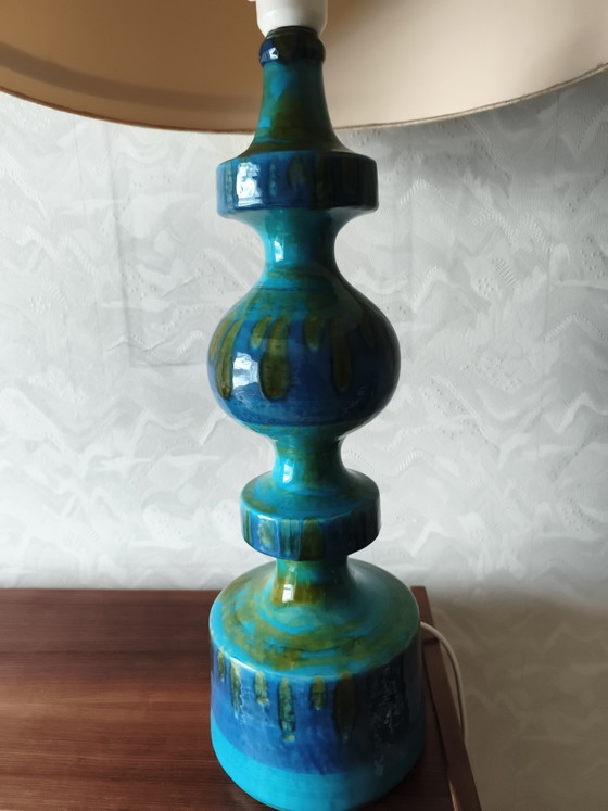 Große Carstens Tönnieshof Keramik-Tischlampe | 1960er Jahre | West German Pottery – Tischlampen, Ceramic (photo 4 of 5)