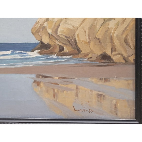 Image 1 of Vintage painting "Spanish seascape", 1970s