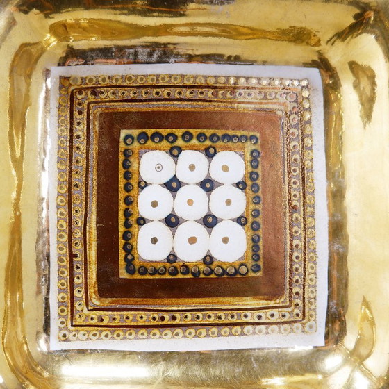 Image 1 of Vassoio portaoggetti in ceramica vintage Georges Pelletier o piatto decorativo da parete - 1970