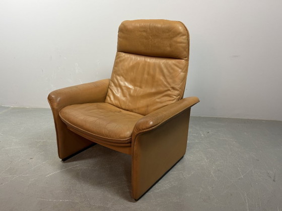 Image 1 of Mid-Century Design De Sede Cognac Leather Lounge Chair Model DS-50, Switzerland 1970s.