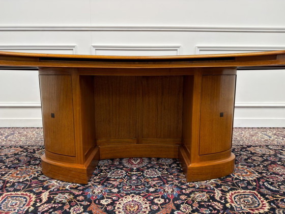 Art Deco Originele Globe Wernicke Bureau Set – Leather, Wood (photo 8 of 24)