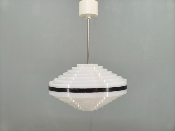 Image 1 of Lampada a sospensione UFO dell'era spaziale cecoslovacca degli anni '60