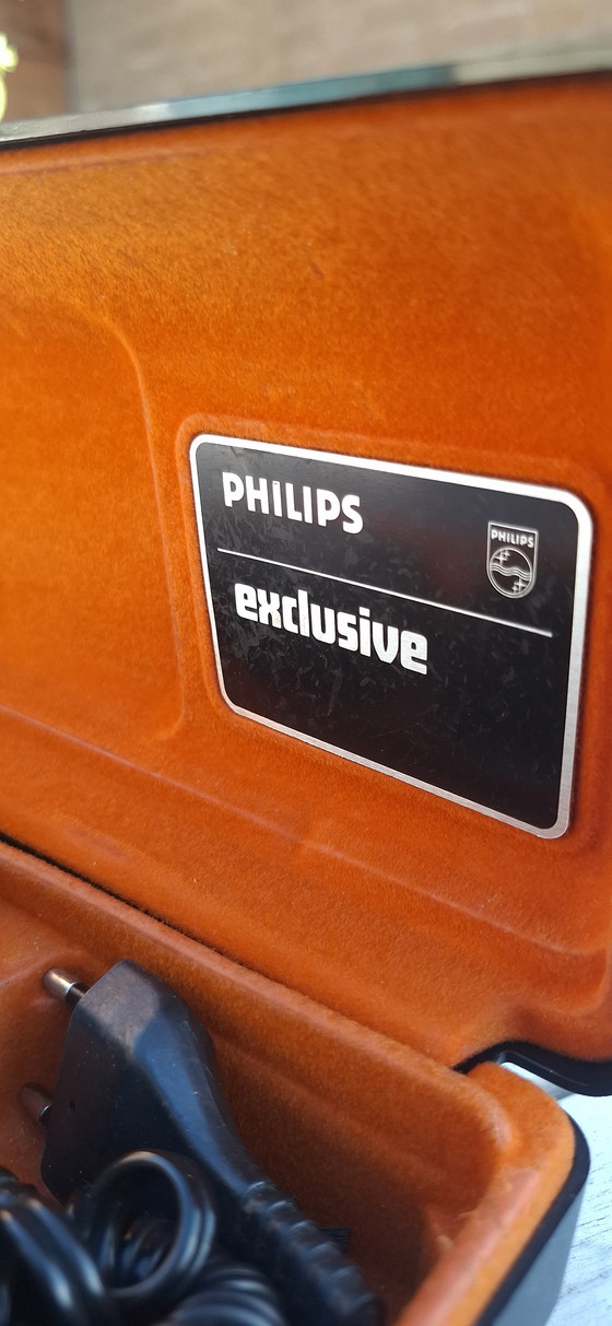 Image 1 of Philips Exclusive Philishave - Compleet Vintage Scheerapparaat in Originele Doos - Collectorsitem
