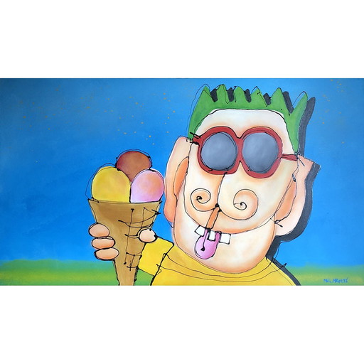 Painting "The Ice Cream Parlor" #2