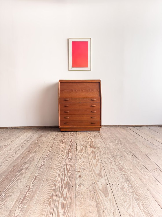 Image 1 of Mid Century Teak Secretary desk 1960s by Dyrlund
