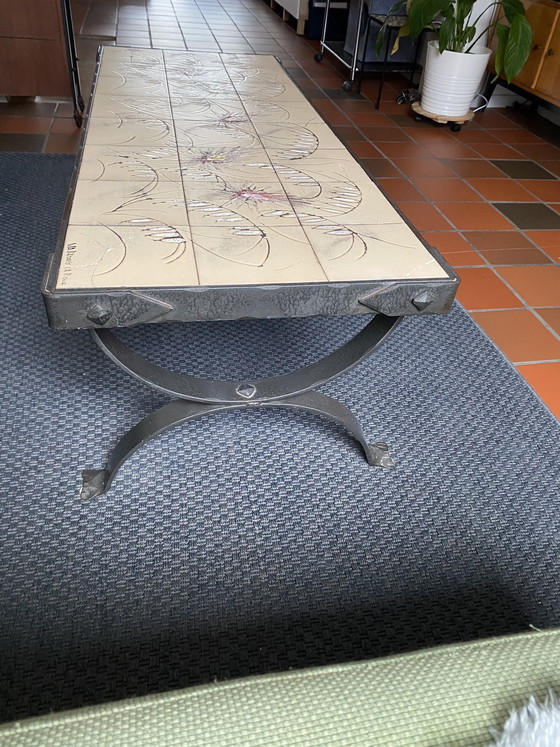 Image 1 of Vallauris la Roue coffee table (damaged)
