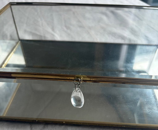 Miroir vintage en forme de boîte