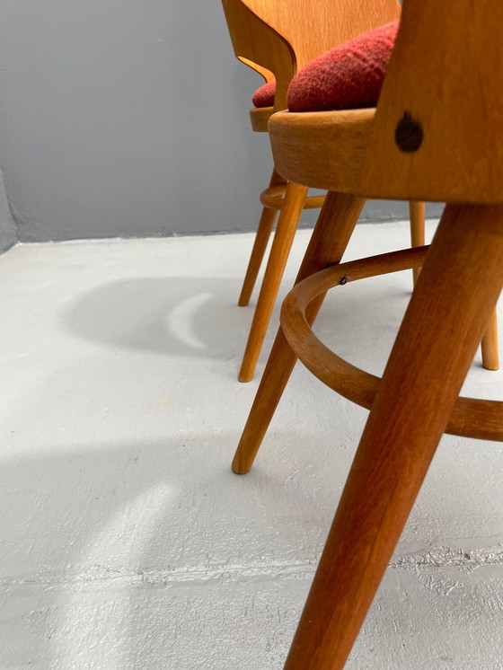 Image 1 of Pair of TON Model 514 Dining Chairs – Radomír Hofman, 1960s