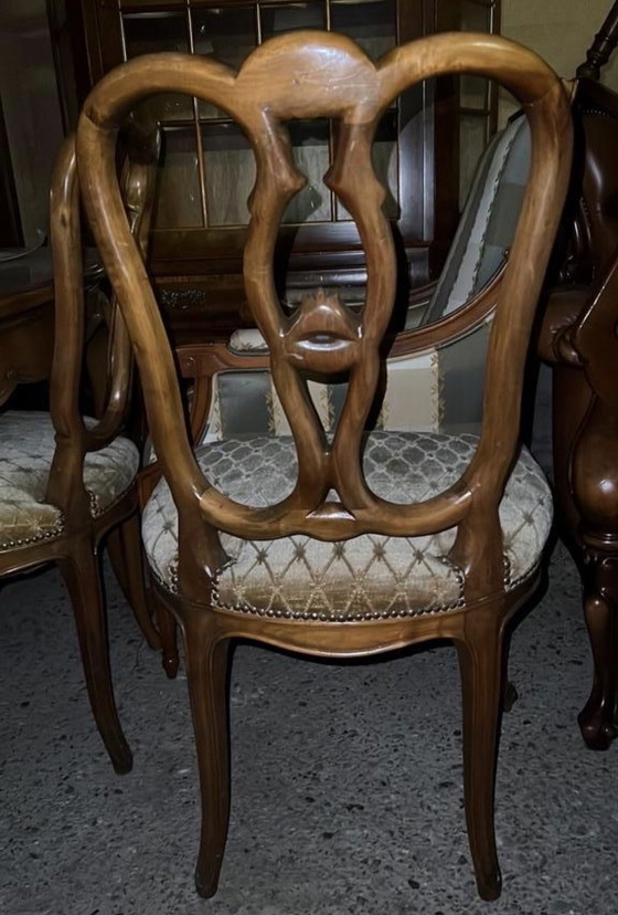 Image 1 of Chippendale eettafel con 6 pisos 