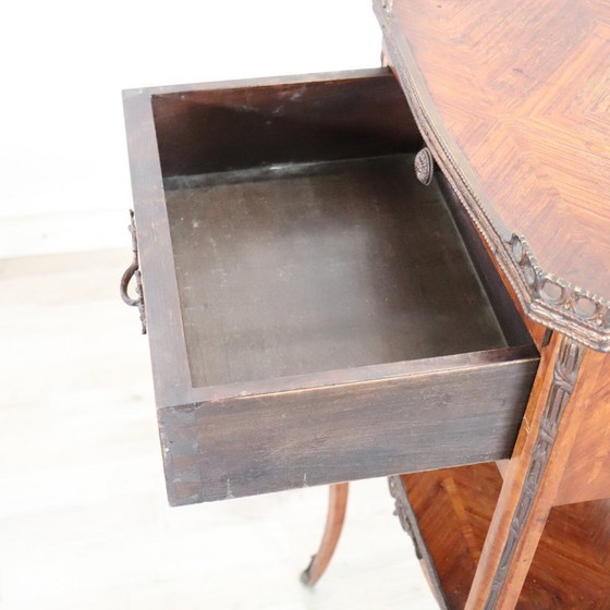 Image 1 of Antique Nightstand, Italy Late 19th Century