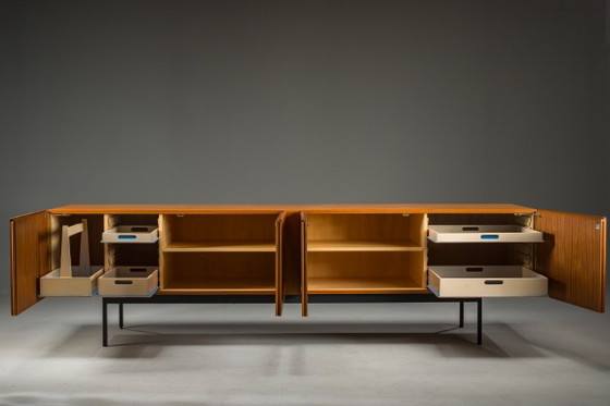 Image 1 of Vintage teakhouten dressoir model B40 van Dieter Waeckerlin voor Behr, jaren 60.