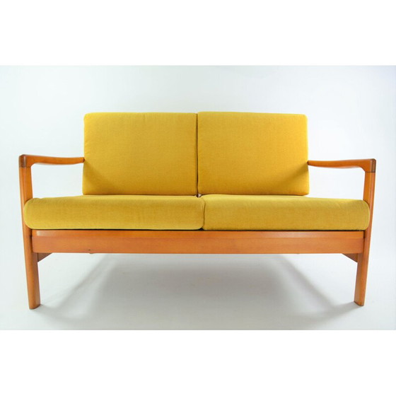 Image 1 of Vintage yellow teak BZ bench seat