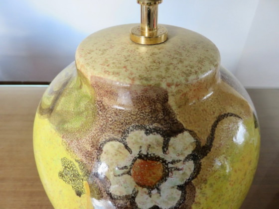 Image 1 of Keramische lamp van Hubert Olivier, Frankrijk, jaren 80.