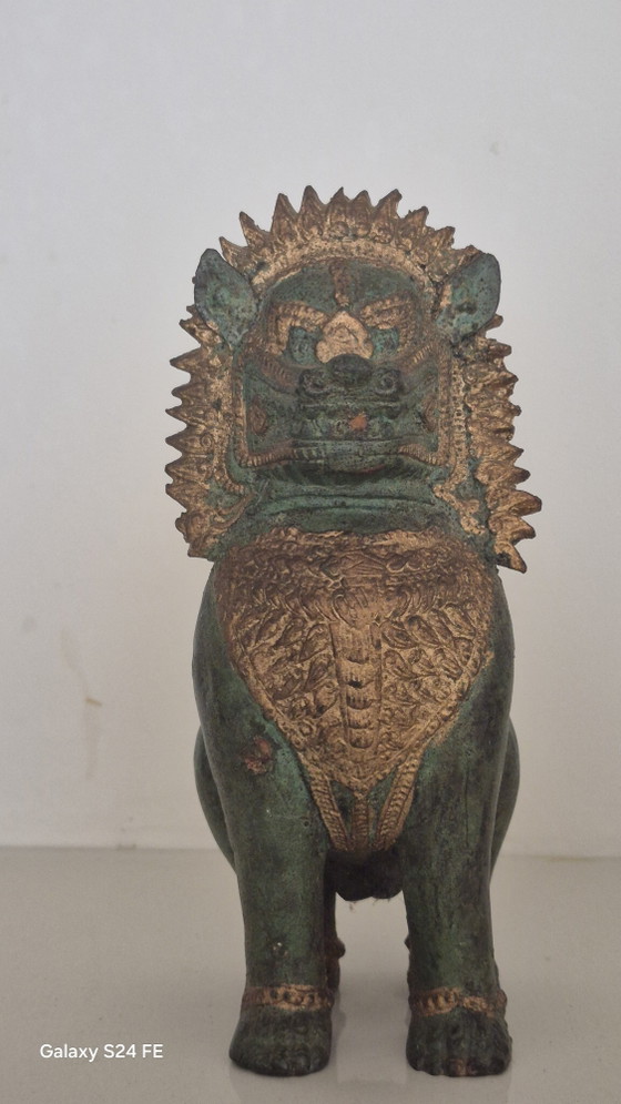 Ensemble de gardiens de porte Thaïlande. – Sculptures, Bronze (photo 6 of 6)