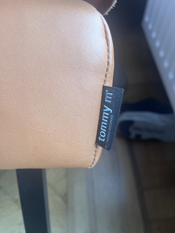 Image 1 of Tommy M Buster 3+1+hocker Leder Sauvage Tabak