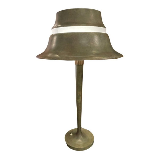 Art Deco Tischlampe N°516 aus Bronze & Opalglas von Jean Perzel, 1936 – Tischlampen (photo 4 of 4)