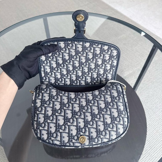 Image 1 of DIOR BOBBY MEDIUM - 22 CM MONOGRAMMA CON FINITURE DORATE