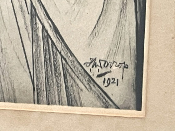 Image 1 of Jan Toorop (1858–1928) – Maria mit Kind und Gebeten