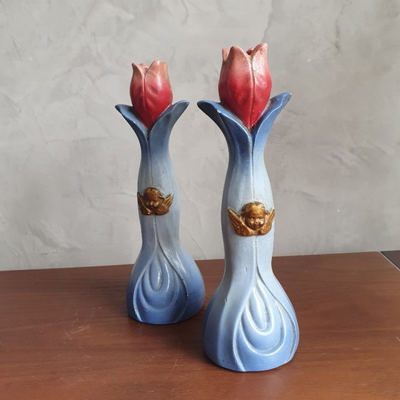 Image 1 of Zeldzaam Art Deco Mariabeeld Van Arnova Uit De Jaren 40