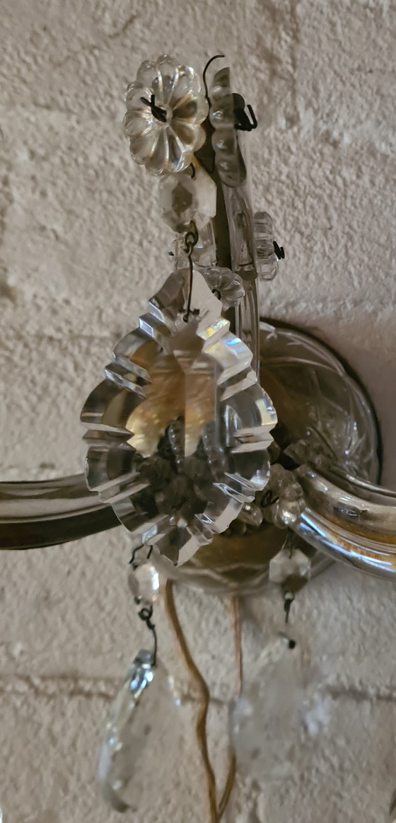 Image 1 of Lampada da parete in cristallo