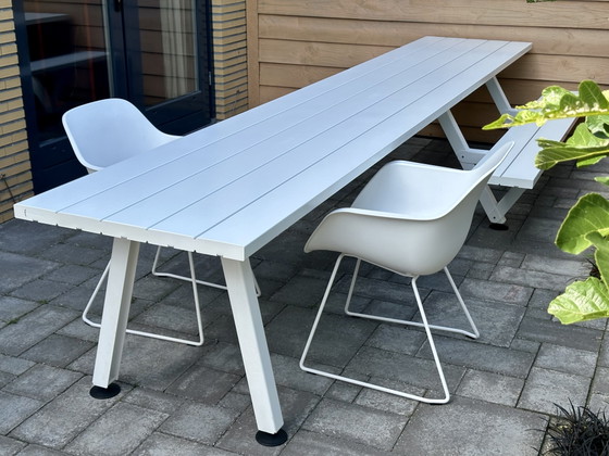 Extremis Outdoor Marina Collection Combo in Off-White 415 cm – Garden benches, Polyester, rvs (photo 4 of 15)