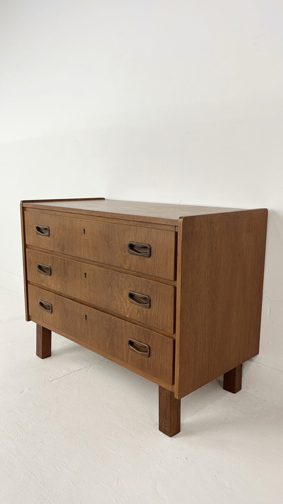 Cassettiera vintage svedese – Cassettiere, Legno, Mid Century Modern (photo 5 of 9)