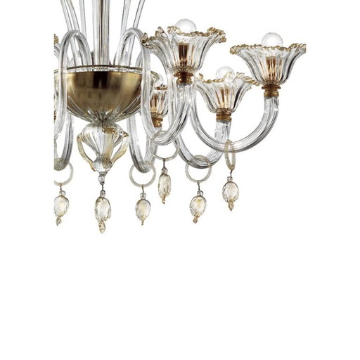 Lyvely Floreal Romantic Murano Glass Chandelier