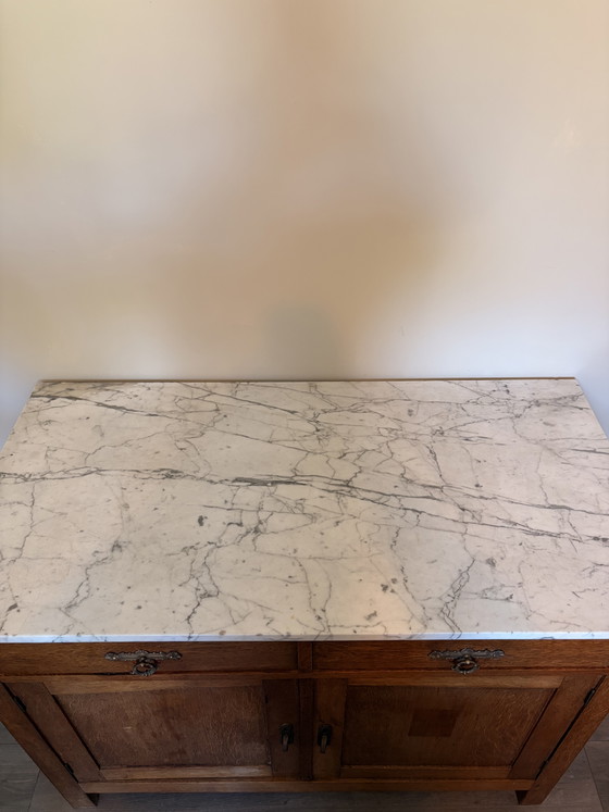 Image 1 of Vintage marble chest of drawers