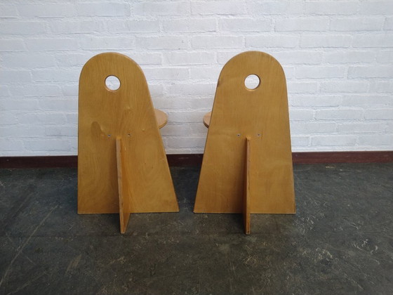 Image 1 of Design set of high chairs + table by ROLF
