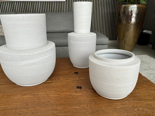3 Vases Piet Boon Collection Volumes by Serax