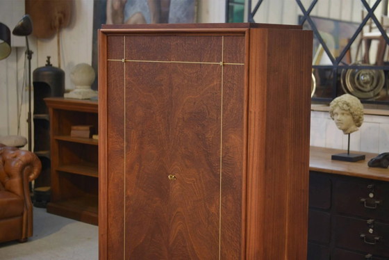 Armadio Art Déco in mogano, firmato A. Bicchierini, anni '40. – Ottone, Art Deco (photo 3 of 14)