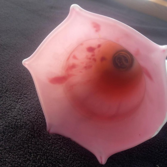 Image 1 of Antiek porseleinen wandlampje /badkamer ART DECO opaline