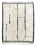 Beni ourain rug, Authentic Moroccan rug, Berber carpet, Genuine Wool rug 3X2m, Handmade rug, Beni ourain style, Area rug, 