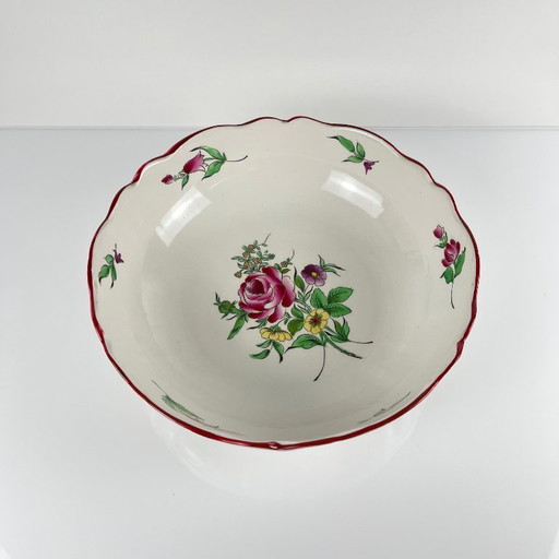 Ensaladera con borde festoneado modelo Réverbère de KG Lunéville