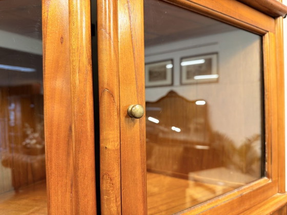 Libreria inglese semicircolare originale Globe Wernicke – Librerie, Vetro, Legno (photo 12 of 16)