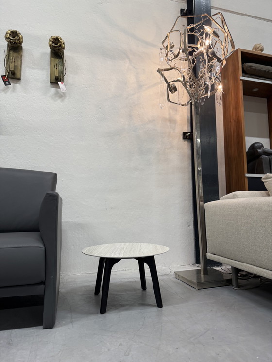 Image 1 of Leolux Rolan Coffee Table Set Ceramic Strata Argentum