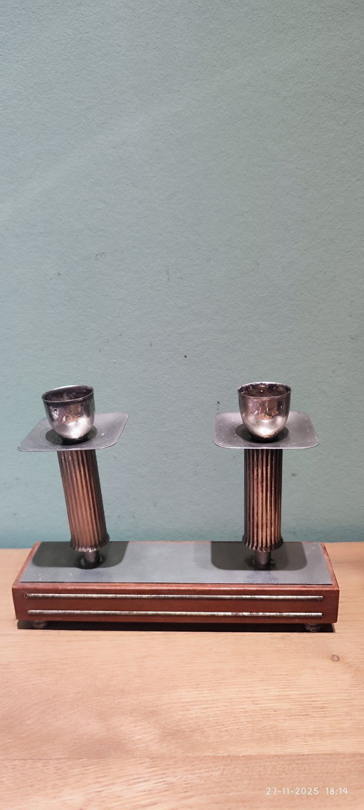Art-Deco-Kerzenständer