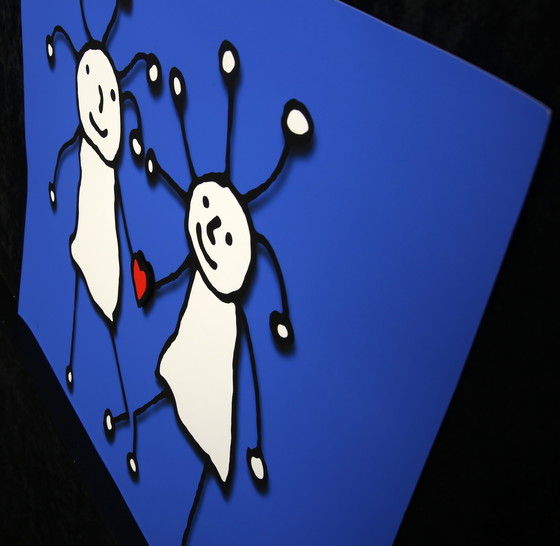 Image 1 of Kostabi, Paul - Love SPRKL - 3D-Konstruktion - handsigniert