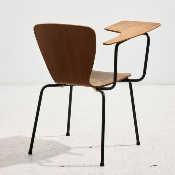 Image 1 of MK11023 Teak chair with writing tablet