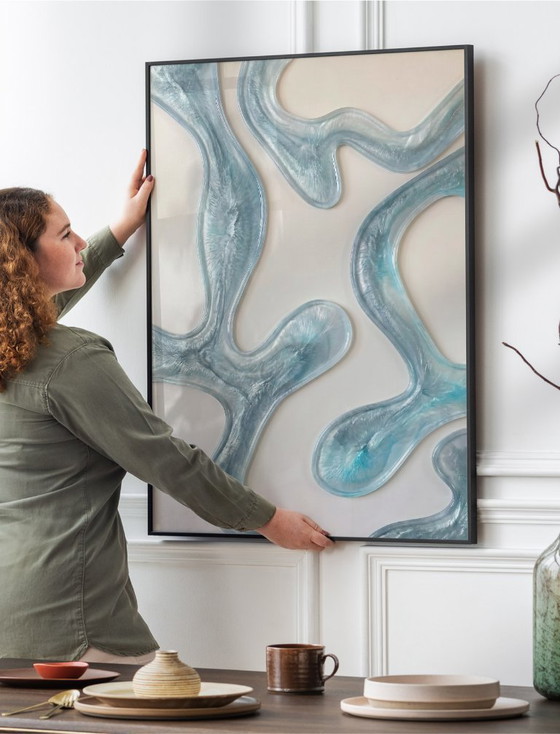 Image 1 of Acrylic Glass Artwork - 180x120 cm - Frozen Pearl Ice (Ori, 1983)