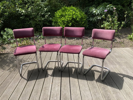 4x Gispen Bürostühle