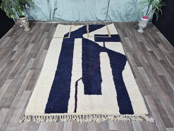 Autentico tappeto marocchino in lana tessuto a mano, 250x150 cm. – Tappeti, Wool (photo 5 of 11)