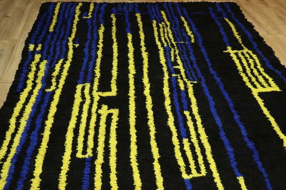 Image 1 of Berber carpet wool rug floor rug new 220 x 290 cm color rug carpet Berber runner large interior unique high pile original