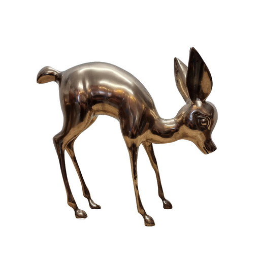 Bambi XL en laiton vintage