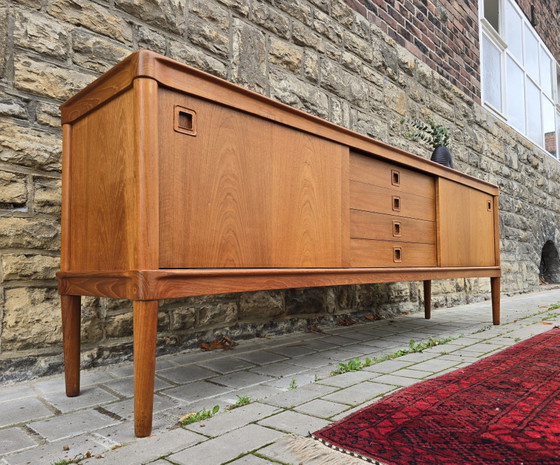Credenza 60s 70s Mid Century Teak Cassettiera Armadio – bramin, Credenze, Wood (photo 3 of 9)