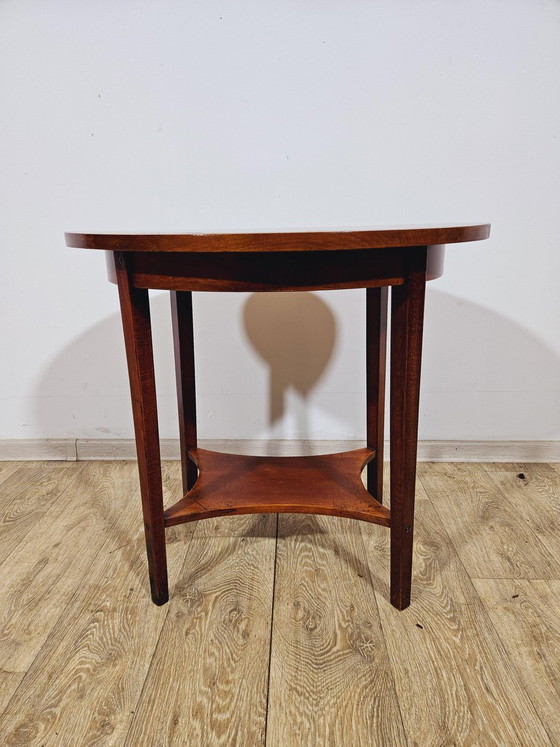 Originele Ovale Tafel van Thonet – Koffietafelboeken, Wood, Mid Century Modern (photo 3 of 12)