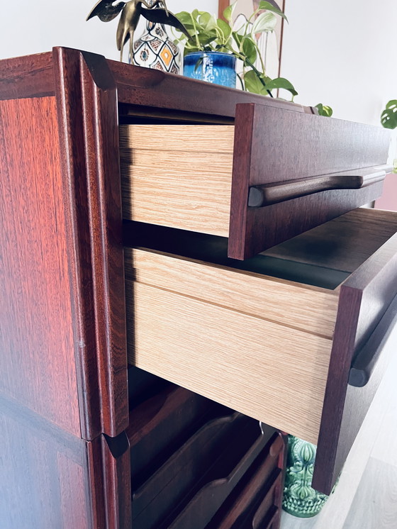 Image 1 of Mid-century chest of drawers rosewood
