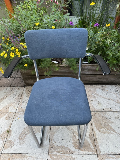 Gispen Bureaustoel Hoffmann (Model 352) – bureaustoelen, Chrome, Metal