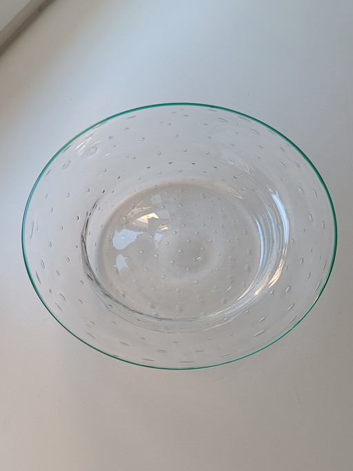 Vintage Sarner Glas Bullicante Bowl, Switzerland, 22 cm – schalen
