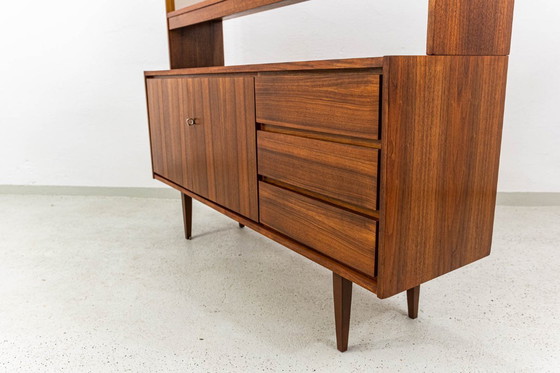 Image 1 of Vintage dressoir met vitrinekast van SFM, jaren 1970